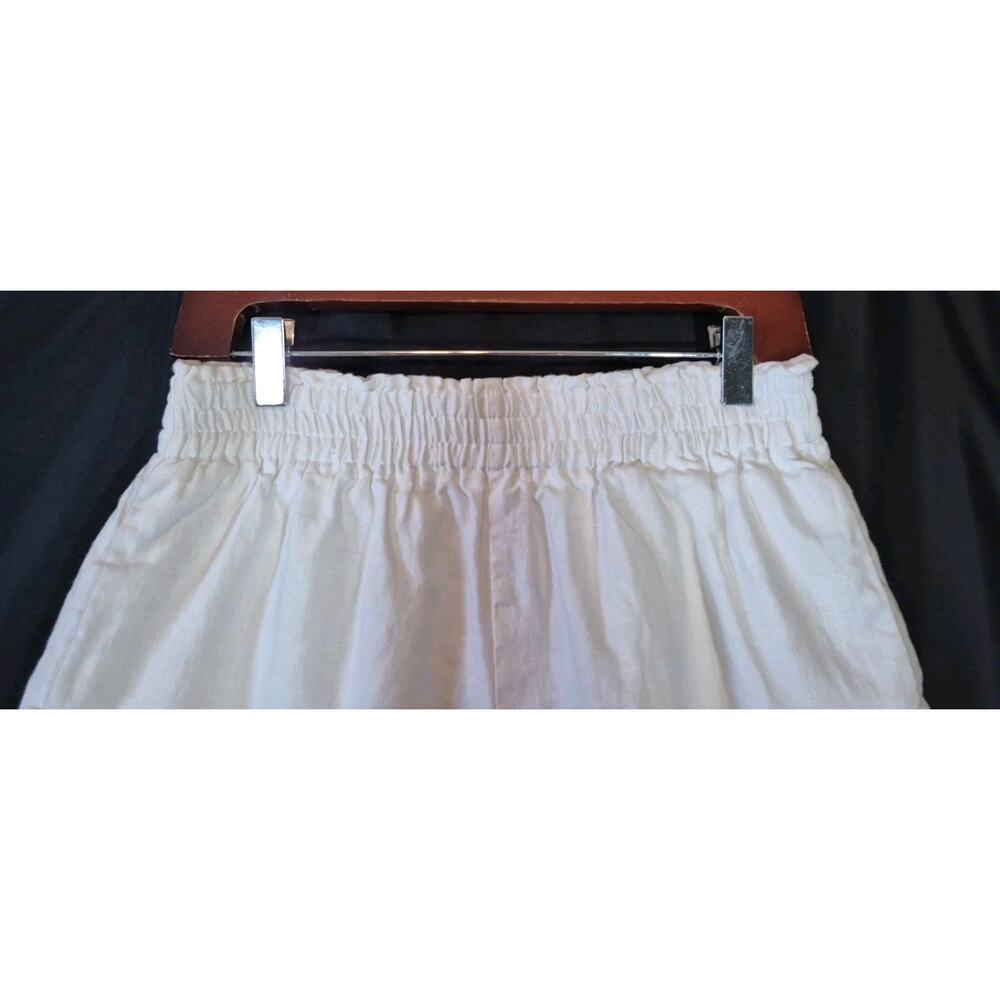Reformation Mila White Linen Shorts Small - Picture 3 of 9